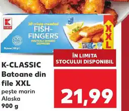 Kaufland K-CLASSIC Batoane din file XXL peşte marin Alaska Ofertă