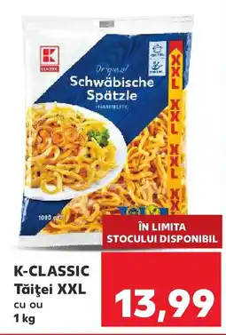 Kaufland K-CLASSIC Tăiţei XXL cu ou Ofertă