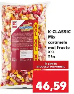 Kaufland K-CLASSIC Mix caramele moi fructe XXL Ofertă