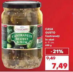Kaufland CASA GUSTO Castraveţi în oțet 6-9 cm Ofertă