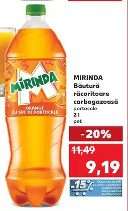 Kaufland MIRINDA Băutură răcoritoare carbogazoasă portocale Ofertă