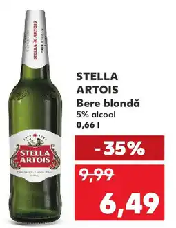 Kaufland STELLA ARTOIS Bere blondă 5% alcool Ofertă