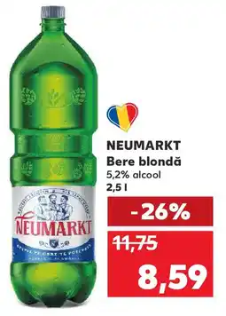 Kaufland NEUMARKT Bere blondă 5,2% alcool Ofertă
