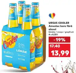 Kaufland URSUS COOLER Amestec bere fără alcool Ofertă
