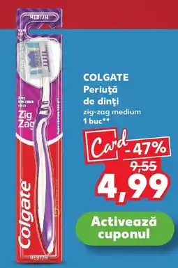 Kaufland COLGATE Periuţă de dinţi zig-zag medium Ofertă