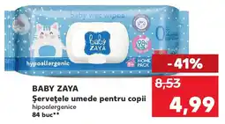 Kaufland BABY ZAYA Şerveţele umede pentru copii Ofertă