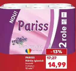 Kaufland PARISS Hârtie igienică lavandă 3 straturi Ofertă