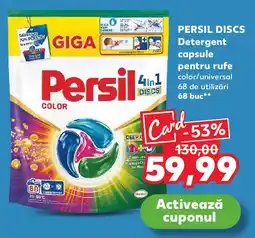 Kaufland PERSIL DISCS Detergent capsule pentru rufe color/universal Ofertă