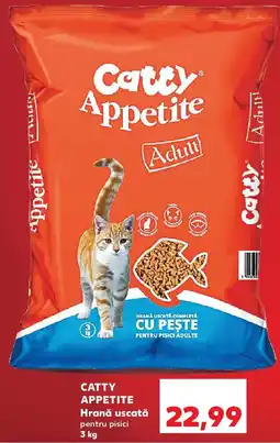Kaufland CATTY APPETITE Hrană uscată pentru pisici Ofertă