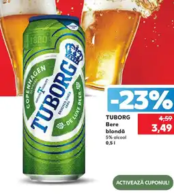 Kaufland TUBORG Bere blondă Ofertă