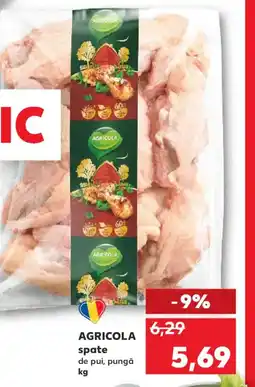 Kaufland AGRICOLA spate de pui, pungă Ofertă