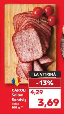 Kaufland CAROLI Salam Sandviş Ofertă
