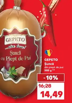 Kaufland GEPETO Şuncă Ofertă