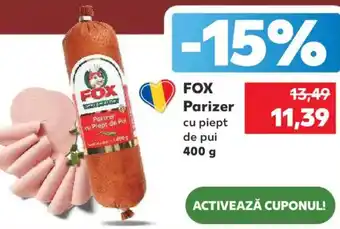 Kaufland FOX Parizer Ofertă