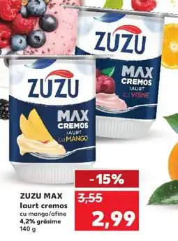 Kaufland ZUZU MAX laurt cremos Ofertă