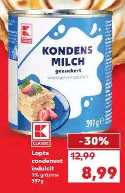 Kaufland Lapte condensat îndulcit Ofertă