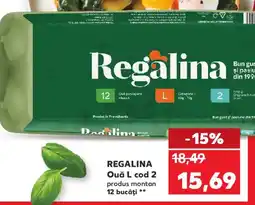 Kaufland REGALINA Ouǎ L cod 2 Ofertă