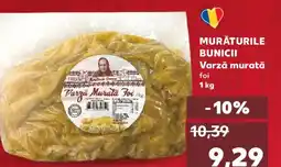 Kaufland MURĂTURILE BUNICII Varză murată foi Ofertă