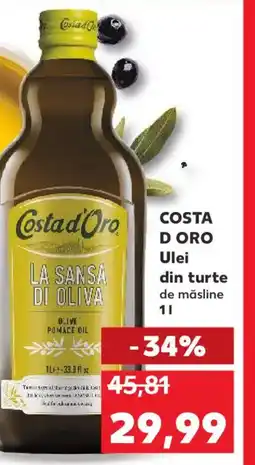 Kaufland COSTA DORO Ulei din turte Ofertă