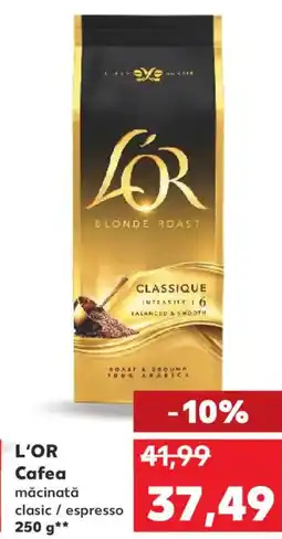 Kaufland L'OR Cafea măcinată clasic / espresso Ofertă