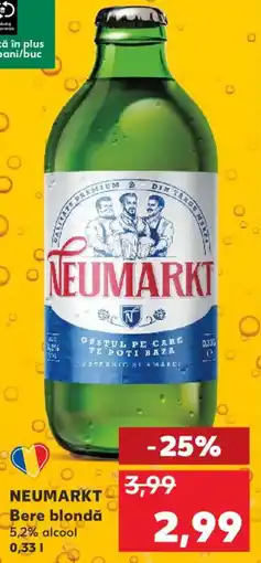 Kaufland NEUMARKT Bere blondă 5,2% alcool Ofertă
