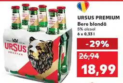 Kaufland URSUS PREMIUM Bere blondă Ofertă