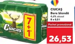 Kaufland CIUCAŞ Bere blondă Ofertă