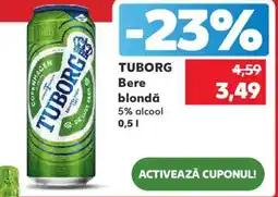 Kaufland TUBORG Bere blondă Ofertă