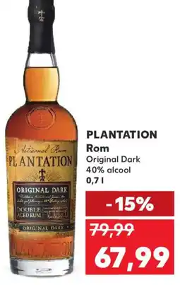 Kaufland PLANTATION Rom Original Dark Ofertă