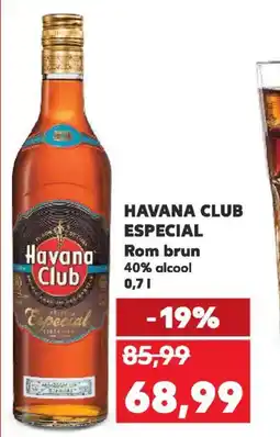 Kaufland HAVANA CLUB ESPECIAL Rom brun Ofertă