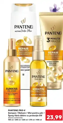 Kaufland PANTENE PRO-V Şampon / Balsam / Ulei pentru păr / Spray fără clătire cu protecție UV Ofertă