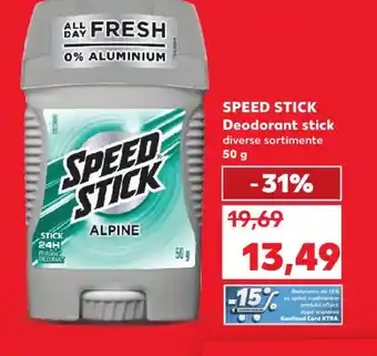 Kaufland SPEED STICK Deodorant stick Ofertă