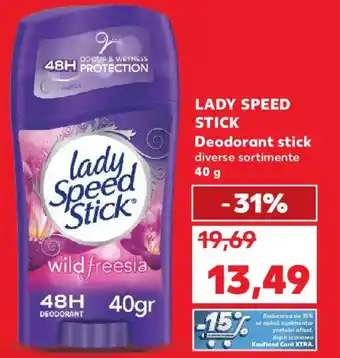 Kaufland LADY SPEED STICK Deodorant stick Ofertă