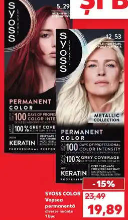 Kaufland SYOSS COLOR Vopsea permanentă Ofertă