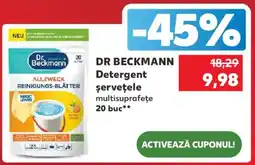 Kaufland DR BECKMANN Detergent şerveţele Ofertă