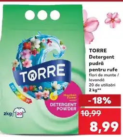 Kaufland TORRE Detergent pudră pentru rufe Ofertă