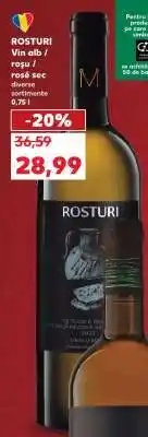Kaufland ROSTURI Vin alb / roșu / rosé sec Ofertă