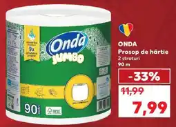 Kaufland ONDA Prosop de hârtie Ofertă
