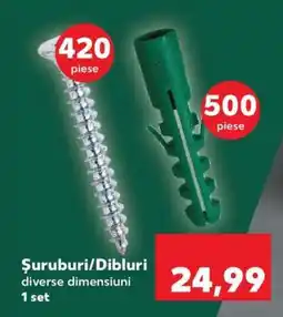 Kaufland Șuruburi/Dibluri Ofertă