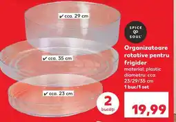 Kaufland Organizatoare rotative pentru frigider Ofertă