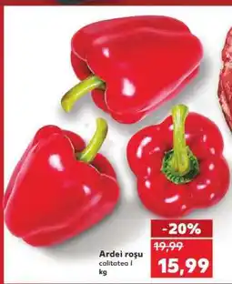 Kaufland Ardei roşu Ofertă