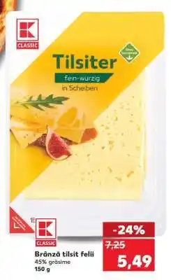 Brânză tilsit felii