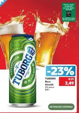 Kaufland TUBORG Bere blondă Ofertă