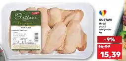 Kaufland GUSTAVI Aripi de pui refrigerate Ofertă