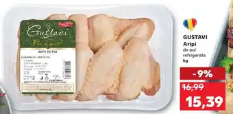 Kaufland GUSTAVI Aripi de pui refrigerate Ofertă