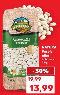 Kaufland NATURA Fasole albă bob mare 1 kg Ofertă