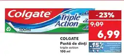 Kaufland COLGATE Pastă de dinți triple action 100 ml Ofertă