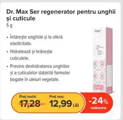 Dr.Max Dr. Max Ser regenerator pentru unghii şi cuticule Ofertă