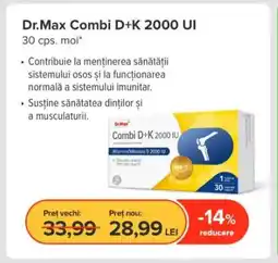 Dr.Max Dr.Max Combi D+K 2000 UI Ofertă