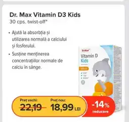 Dr.Max Dr. Max Vitamin D3 Kids Ofertă